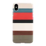 Korpusas iPhone X/XS i&scaron; medžio ir polikarbonato &mdash; Corallina White (man and wood)