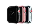 Apsauginis dėklas Devia Gold-plated series V2 Apple Watch 44mm, rožinio aukso apdaila