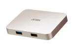ATEN UH3235 USB-C 4K itin mini jungčių stotelė su maitinimo perdavimu