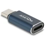 Adapteris lyties keitiklis DeLOCK 60688 USB 2.0 Type-C į 8 kontaktų Lightning, antracitinis