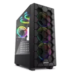 PC korpusas Sharkoon RGB HEX Desktop Juodas