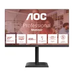 AOC E4 U27E4CV monitorius 68.6 cm (27 colių) 3840 x 2160 pikselių 4K Ultra HD LED juodas