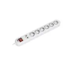 Apsauginis filtras Bachmann 381.2501K 1.5 m Baltas 6 AC lizdai 250 V