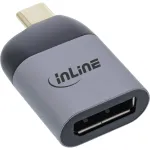 USB-C į DisplayPort keitiklis InLine 64106D (vyri&scaron;kas USB-C į moteri&scaron;ką DisplayPort, 8K60Hz)