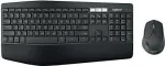 Logitech MK850 Performance belaidė klaviatūra ir pelė &ndash; pilno dydžio (100 %) &ndash; belaidis ry&scaron;ys RF + Bluetooth &ndash; QWERTY &ndash; juoda &ndash; pelė įtraukta