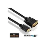 Purelink PureInstall PI3000 &ndash; HDMI / DVI vaizdo kabelis &ndash; Single Link &ndash; DVI-D (M) į HDMI (M) &ndash; 1 m &ndash; triguba izoliacija &ndash; juoda