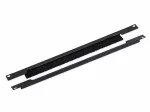 Triton RAB-ZP-X03-A3 kabelių pervedimo plok&scaron;tė su &scaron;epetėliu, 19 colių, 1U, dalinama horizontaliai, juoda