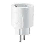SwitchBot Plug Mini (EU) protingasis lizdas, palaiko Matter per Wi-Fi, Bluetooth ry&scaron;ys, elektros suvartojimo stebėsena, baltos spalvos