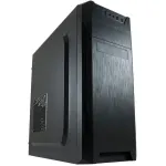 LC Power Classic 7040B - MDT korpusas - ATX - be maitinimo &scaron;altinio - Juoda, &scaron;lifuotas aliuminis / Juoda - USB/Garsas