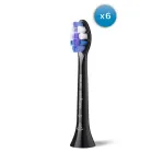 Philips Sensitive HX6056/88 6 vnt. &scaron;epetėlių galvutės Juodos 6 vnt.