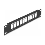Tu&scaron;čias skydelis DeLOCK 10 colių Keystone Patch Panel 66676