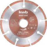 KWB 790540 pjovimo diskas, tiesus, 125 mm, 22,23 mm kiaurymė, 1 vnt.