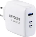 VOLTCRAFT GaN VC-13079915 USB-C įkroviklis patalpoms, 3x USB-C, USB-A, USB PD, 5 A