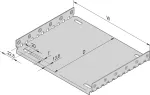 SCHROFF Montavimo plok&scaron;tė Abdeckbleche - Montavimo plok&scaron;tė 28TE 220T (34563009)