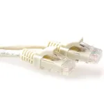 ACT Ivory 0.25 m U/UTP CAT6 jungiamasis kabelis su apsaugotais RJ45 ki&scaron;tukais