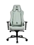 Žaidimų kėdė Arozzi Vernazza SoftFabric Pearl Green &ndash; ergonominė sėdynė su mink&scaron;tu audiniu