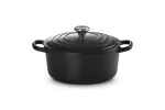 Le Creuset Signature apvalus puodas 3,3 L juodas