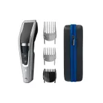 Philips 5000 serijos plaukų kirpimo ma&scaron;inėlė HC5650/15, belaidė ir laidinė, 28 ilgio lygiai, pilka/sidabrinė