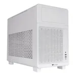 Thermaltake TR200 Snow White Micro-ATX PC Case CA-11L-00S6NN-00 (SPCC Steel, 360 mm AIO Support, 5,25 inch Bay, USB-C)
