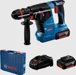 BOSCH Rotary Hammer GBH 187-LI 2.4J 2x5.0Ah One Chuck