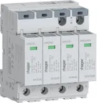 Hager SPE440 4P 2 tipo vir&scaron;įtampio ribotuvas TNS/TT Uc 275V In 20kA Imax 40kA