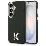 Karl Lagerfeld K Metal Logo MagSafe Dėklas, skirtas Samsung Galaxy S26, juodas
