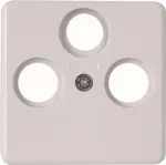 Heinrich Kopp Objekt 2002 Antenna Socket Cover Plate TV/RF/Sat Alpine White