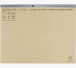 Exacompta 370222B Įprastas dokumentų segtuvas &ndash; kartoninis, 320 g/m&sup2;, 265 x 316 mm, mėlynas, 1 vnt.
