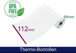 ARTDEV terminis popieriaus rulonas - 112 46 12 B/D max./K baltas 25m 48g