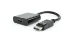 GEMBIRD DisplayPort į HDMI adapterio kabelis - juodas, lizdinėje pakuotėje