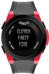 KENNETH COLE vyri&scaron;kas analoginis kvarcinis laikrodis 10022807 47mm juodas nerūdijantis plienas