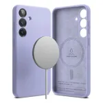 Ringke Galaxy S25 Dėklas Silikoninis Magnetinis Levandinis