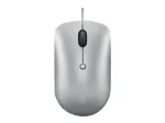 Laidinė optinė ambidekstrinė pelė Lenovo 540 USB Type-C, pilka, 4 mygtukai, 1,8 m laidas