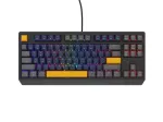 GENESIS THOR 230 TKL klaviatūra žaidimams USB + RF belaidis + Bluetooth QWERTY Juoda, Mėlyna, Pilka, Oranžinė