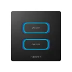 MIBOXER ESW2B 2-Gang Smart Switch LED nuotolinio valdymo pultas su WiFi ir 2,4GHz judesio jutikliu bei reguliatoriumi
