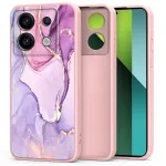 TECH-PROTECT Back Cover, skirta Xiaomi Redmi Note 13 Pro 5G / Poco X6 5G, marmurinis ra&scaron;tas, balta/pilka, hibridinis TPU + PC