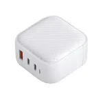 UNIQ Verge Pro 66W GaN USB-C Wall Charger Cloud White