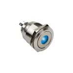 DimasTech vandalams atsparus jungiklis / mygtukas 25 mm Silverline Dot RGB PD212