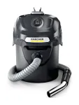 K&auml;rcher AD 2 600 AW &ndash; sausas pelenų siurblys, 14 L, 600 AW, žarna &Oslash; 3,5 cm, 1 m žarna, juodas