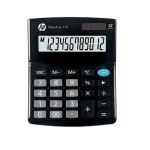 Stalinis skaičiuotuvas HP OC 112 &mdash; 12 skaitmenų LCD, baterija/saulė, juodas, 101&times;125&times;33 mm