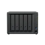 Synology DiskStation DS1525+ NAS / saugyklos serveris Ryzen Embedded V1500B 8 GB DDR4 0 TB Juoda