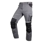 NEO TOOLS Mix&Match darbinės kelnės pilkos-juodos, L dydis (81-351-2-L)