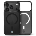 BMW Sign Frosted IML ir metalinis logotipas MagSafe dėklas, skirtas iPhone 18 Pro Max / 17 Pro Max - juodas