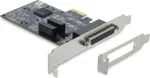 DELOCK CAN 2.0 / CAN FD PCIe sąsajos kortelė, 2 x D-Sub 9 kai&scaron;čių, iki 8 Mbps, su izoliacija ir apsauga nuo vir&scaron;įtampių