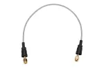 Belden RP-SMA/RP-SMA 50 cm RF100LL koaksialinis pigtail laidas, 50 omų, juodas