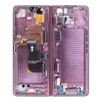 Samsung Galaxy Z Fold4 priekinio dangtelio ekrano modulis - Burgundy (OEM)