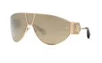 Roberto Cavalli moteri&scaron;ki akiniai nuo saulės SRC093-76300G 76 mm gradientiniai pilki stiklai, juodas rėmas