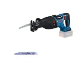 Bosch GSA 18V-28 Professional BITURBO akumuliacinis kardinis pjūklas, 18 V, 28 mm eiga, be akumuliatoriaus, L-BOXX, mėlynas/juodas