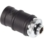 Greito atjungimo jungtis Alphacool ES BLH1A Push-in Moteri&scaron;ka AG Chrome Black Matte
