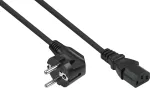 Kabelmeister kampuotas Schuko į C13 maitinimo kabelis 0,5 m juodas 0,75mm&sup2; SK0130-S005